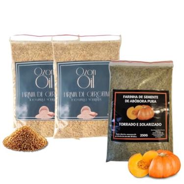 Imagem de Farinha Semente Gergelim Solarizada 2x 250g + 250g Abóbora