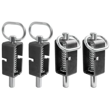 Imagem de Kyuionty Conjunto de trava de mola soldada de 5/20.3 cm, trava de portão de reboque de caminhões, trava de mola de ajuste universal, pacote com 4