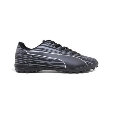 Imagem de Chuteira Society Puma Rapido III TD BDP - masculino - preto e cinza-Masculino