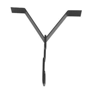 Imagem de GLOGLOW Adaptador de Calha de Ferro Em Forma de V Com Clipe de Corrente de Chuva Com Revestimento de Zinco Preto, Gancho de Calha Durável para Fácil Instalação e Gerenciamento Aprimorado de água Em