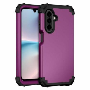 Imagem de Asuwish Capa de telefone para Samsung Galaxy A26 5G capa dura à prova de choque de silicone macio amortecedor híbrido três camadas aderência resistente acessórios de proteção resistente A 26 26A LTE