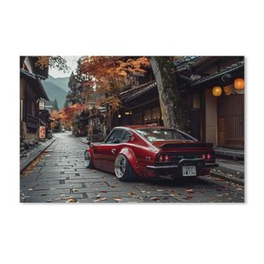Imagem de HouLaiZhe Carro modificado japonês 350z Jdm pôsteres tela estética decoração de quarto pintura de parede impressões de sala de galeria decoração de parede para quarto sala de estar escritório 11x17
