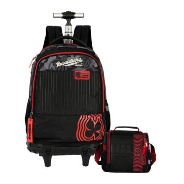 Imagem de Kit Enaldinho Mochila Rodas + Lancheira Térmica Youtuber - Luxcel, pre
