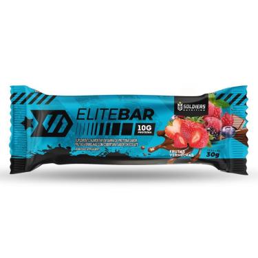 Imagem de Kit: Elitebar 30g Barra De Proteína 3 UN -Soldiers Nutrition-Unissex
