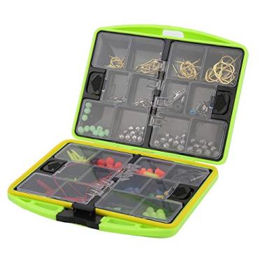 Imagem de KIMISS Conjunto de Contas de Isca de Pesca Com Caixa de Equipamento e Giros para Pesca Marítima – Armazenamento Compacto de Ferramentas de Com 24 Compartimentos