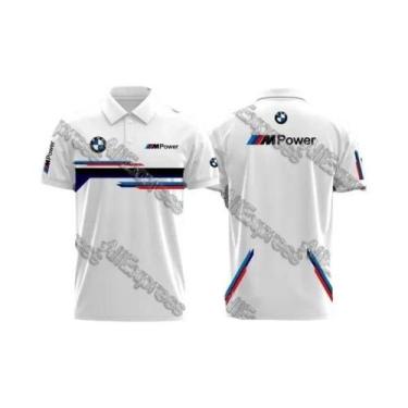 Imagem de Camisa Polo Masculina De Secagem Rápida E Respirável BMW Motorsport Pa