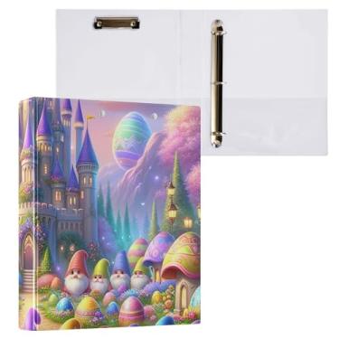 Imagem de Pasta para prancheta Castle Gnomos, fichário com três anéis redondos de 2,5 cm, pacote com 2