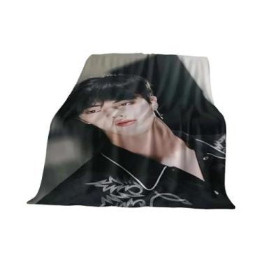 Imagem de Cobertor De Flanela 3D Do BTS JIMIN, Macio E Quente Para Quarto, Sala 