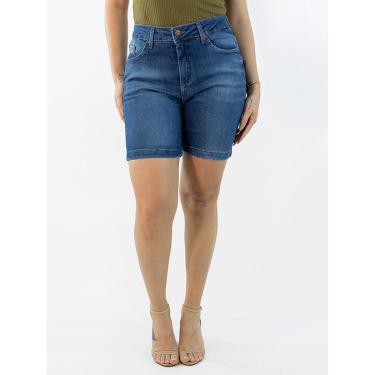 Imagem de Bermuda Feminina Clássica Jeans Cintura Alta Anticorpus-Feminino