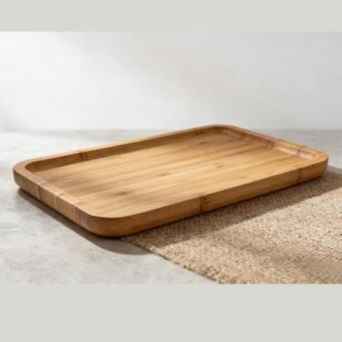 Imagem de Bandeja de servir de madeira | Tábua de charcutaria feita à mão | Mini tábuas de charcutaria ideais para festas e decoração de casa, acessório de balcão de cozinha