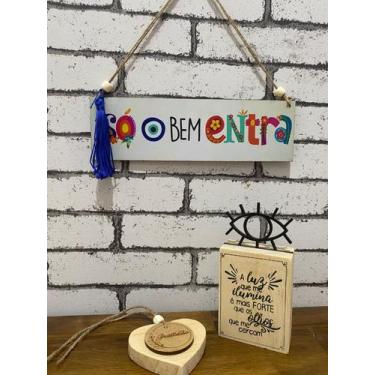 Imagem de Kit Olho Grego. Kit Decoração Olho Grego. Kit Decoração de Casa - Rain