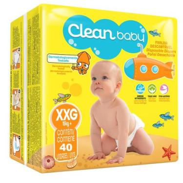 Imagem de Fralda Descartavel XXG com 40un Clean Baby PROMOÇÃO
