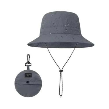 Imagem de Chapéu De Sol Feminino Impermeável Anti-UV Estilo Panamá Para Proteção