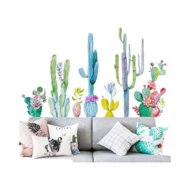 Imagem de Adesivos De Parede De Flor De Pêssego Autoadesivos Para Decoração De S