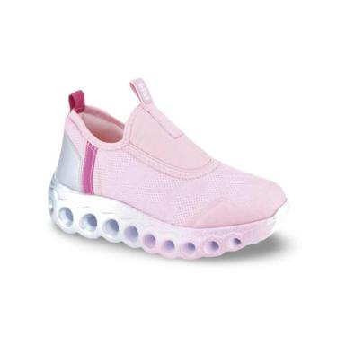 Imagem de Tênis Infantil Menina Bibi Roller Sport Rosa Doce com Prata-Feminino