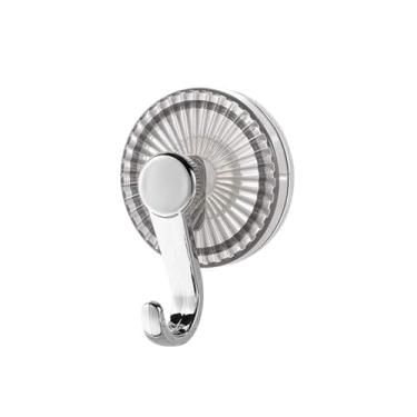 Imagem de Ganchos de ventosa, cabides de roupas, toalhas de banheiro e cozinha, ganchos de parede, prateleiras de armazenamento, acessórios para casa (cinza, 1 peça)