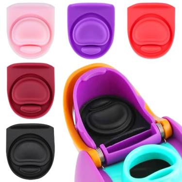 Imagem de ZONBBEE Tampa de substituição de vedação de borracha compatível com tampa de bico Owala Freesip16/19/24/32/1,134 g, 5 peças de junta de garrafa de água, tampa de silicone, inserção de tampa