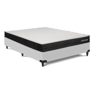 Imagem de Cama Box e Colchão Poli D45 - Viúva (128x188)- Ortoclass - Ortobom