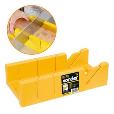 Imagem de Caixa Meia Esquadria Vonder Cortes Ângulos De 45a90 Graus