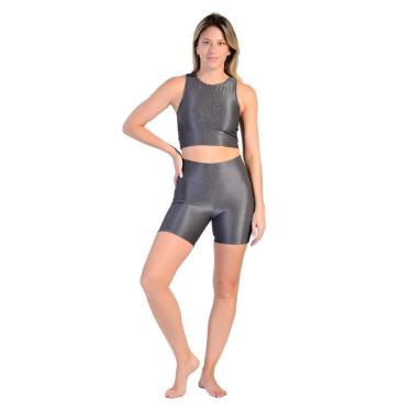 Imagem de Shorts com Bolso Fitness Wunder em Tecido Half Shine Wunder-Feminino