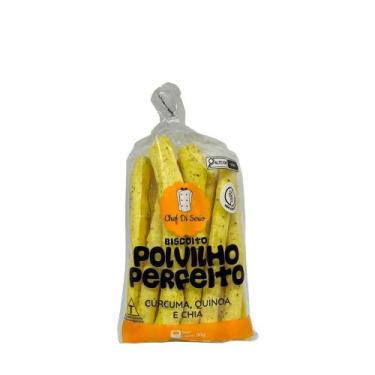 Imagem de Biscoito Polvilho Cúrcuma Quinoa Chef Chia Di Serio 80g
