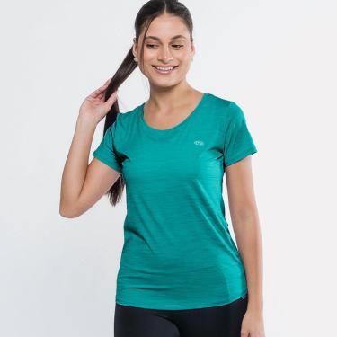 Imagem de Camiseta Poliamida Feminina Marcio May Fitness Fitness Vivant Deep Teal-Feminino