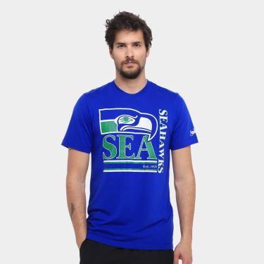 Imagem de Camiseta Nike NFL Seattle Seahawks Triblend Logo Masculina-Masculino