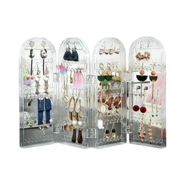 Imagem de Suporte Dobrável Para Organizar Joias, Porta-Brincos, Suporte Para Col