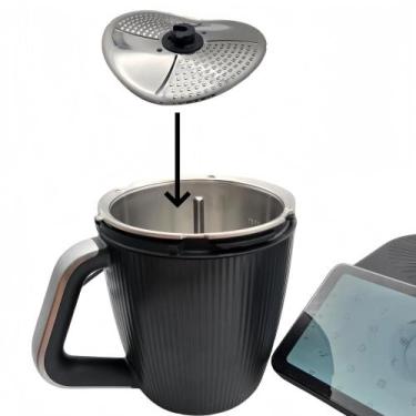 Imagem de Capa Protetora De Aço Inoxidável Para Thermomix TM6 TM5 TM7, Acessório