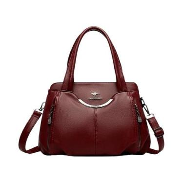 Imagem de Bolsas De Ombro De Couro Macio De Luxo Para Mulheres, Designer 2024, A