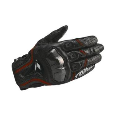 Imagem de Luvas De Motocicleta Masculinas Em Couro Genuíno RST390 391 Quatro Est