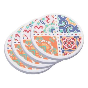 Imagem de Porta Copos Wolff Ladrilho 4 Unidades 10,5cm