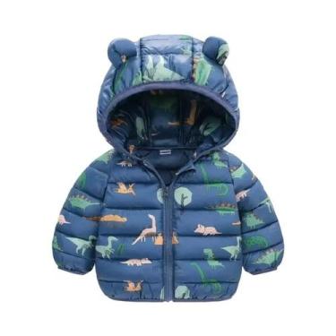 Imagem de Jaqueta De Inverno Com Capuz De Urso Em Cartoon Para Meninas E Meninos