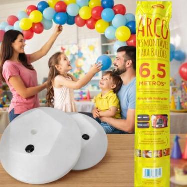 Imagem de Kit Arco Desmontável para Balões 2 Bases + Cano Armação 6,5m - Crgfest