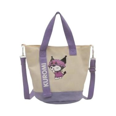 Imagem de Bolsa De Ombro Kawaii Sanrio Hello Kitty Kuromi Em Lona, Leve, Bolsa T