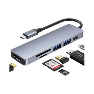 Imagem de Hub USB-C 4K Adaptador HDMI Thunderbolt 3 Tipo C Dock Para MacBook pro