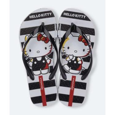 Imagem de Chinelo Ipanema Hello Kitty Branco-26024, Branco, 33/34