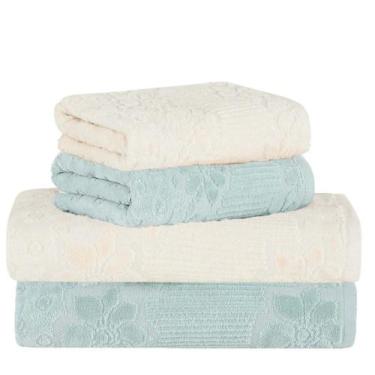 Imagem de Kit Toalhas Banho Buddemeyer 4 Peças Lollipop