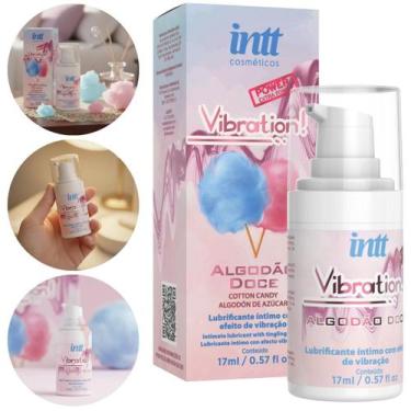 Imagem de Gel Beijável Vibration Power Intt Algodão Doce 17ml - Intt Cosméticos