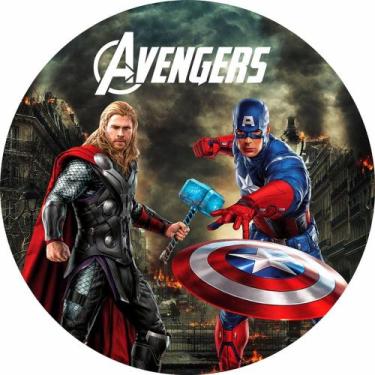 Imagem de Painel Festa Redondo Herois Marvel  3d 1,50 Dia PRTRCA-1 - Fantasia Br