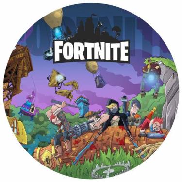 Imagem de Painel Festa Redondo Fortnite Mod.1 - 3d 1,50 Dia. - Fantasia Brás