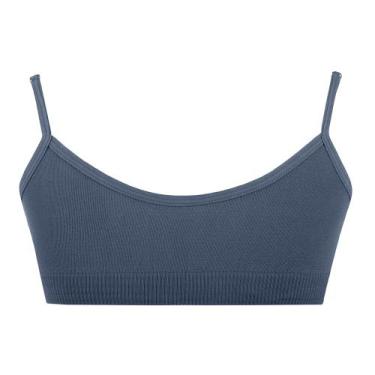 Imagem de Top Infantil sem Costura Azul Índigo Escuro - Zee Rucci, G