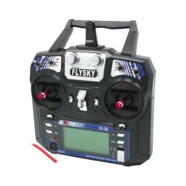 Imagem de Transmissor FLYSKY FS-i6 6CH 2.4G Com Receptor iA6 iA6B X6B A8S R6B iA