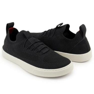 Imagem de Tênis Knit Casual Masculino Slip On Malha Respirável Sem Cadarço Super Leve e Confortável-Masculino