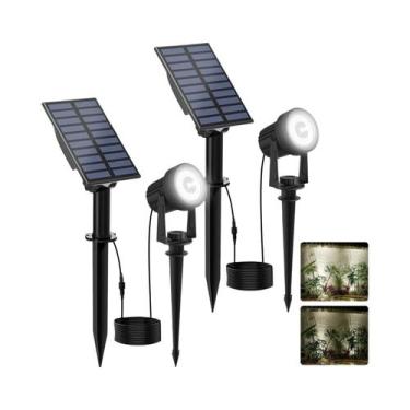 Imagem de Holofote Solar LED Super Brilhante Para Exterior, IP65 À Prova d'Água,