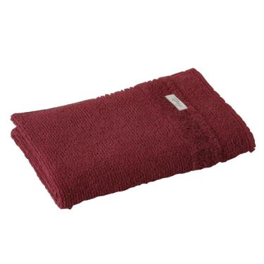 Imagem de Toalha de Rosto Maria Tereza 48X80CM 100% Algodão 410g-m² Macia Absorvente Vermelho