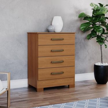 Imagem de Cômoda com 4 Gavetas 65cmx84cm B706 Marrom