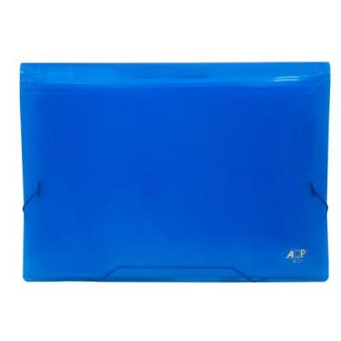 Imagem de Pasta Sanfonada A4 com 12 Divisórias Organizadora Acp 1027, Azul