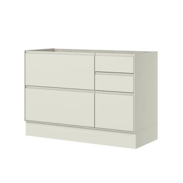 Imagem de Balcão Pia 01 Porta 04 Gavetas C655 Fineze Areia HP - Henn