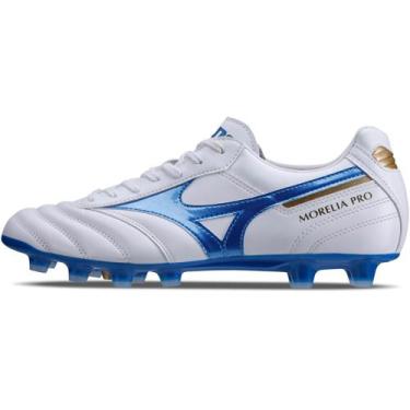 Imagem de Chuteira de Campo Masculina Mizuno Morelia II Pro, Branco, 44